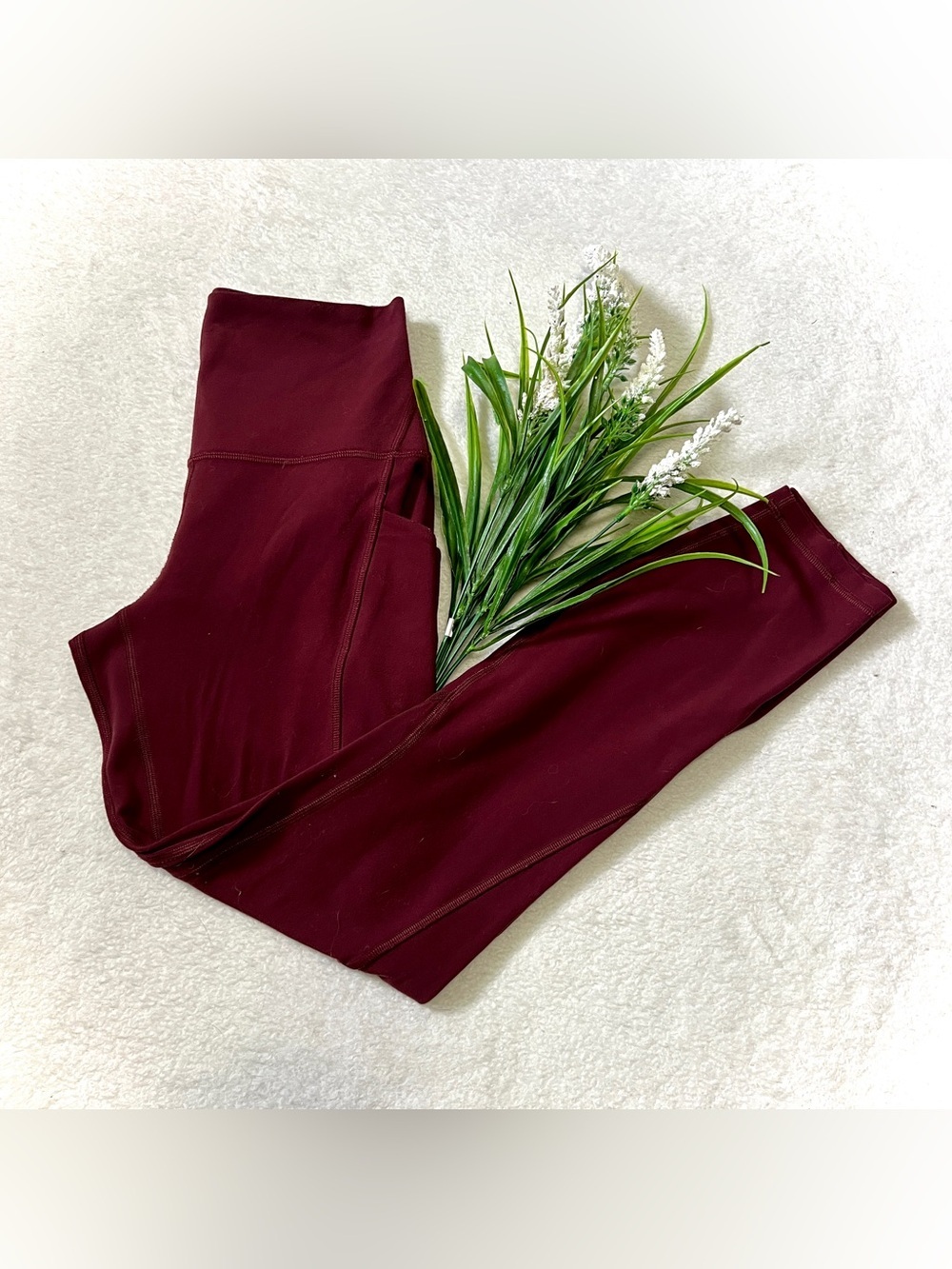 Lululemon Athletica Burgundy Align High Rise Leggings - Size 4